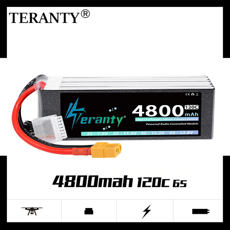 Drone Battery Lipo - TERANTY 6S 4800mAh Bateria Lipo 22.8V