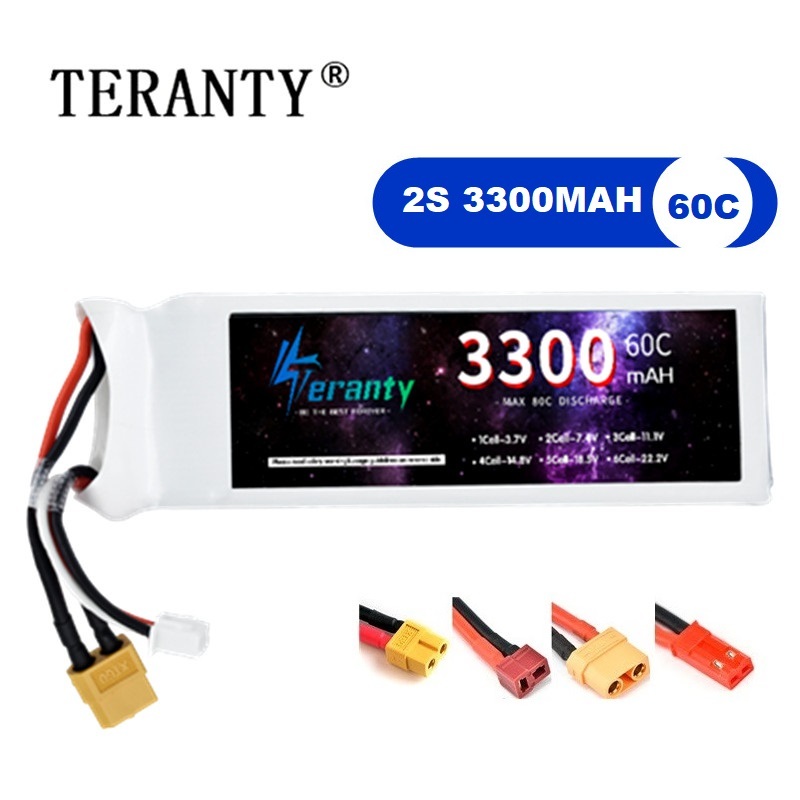 Drone Battery Lipo - Akumulator LiPo 2S 7.4V 3300mAh 60C