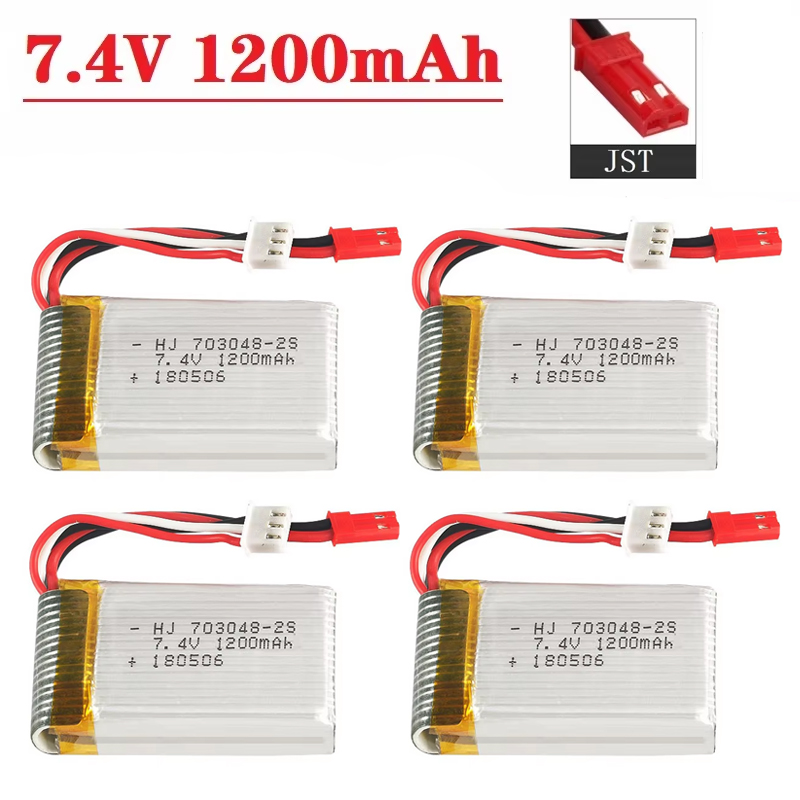 Drone Battery Lipo - Bateria Lipo 2S 7,4 V 1200