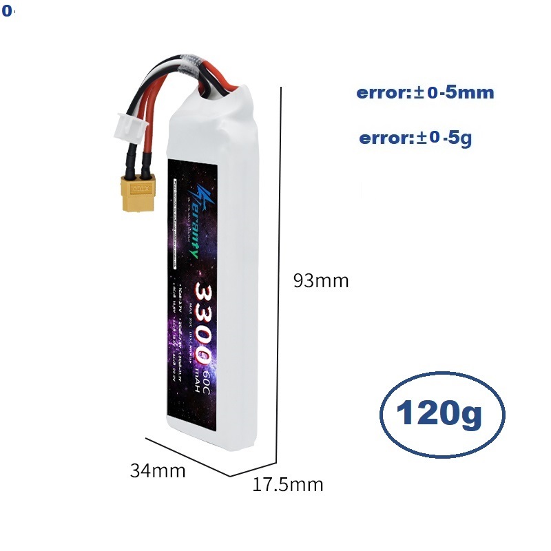 Akumulator LiPo 2S 7.4V 3300mA – Drone Battery Lipo recenzja i cena