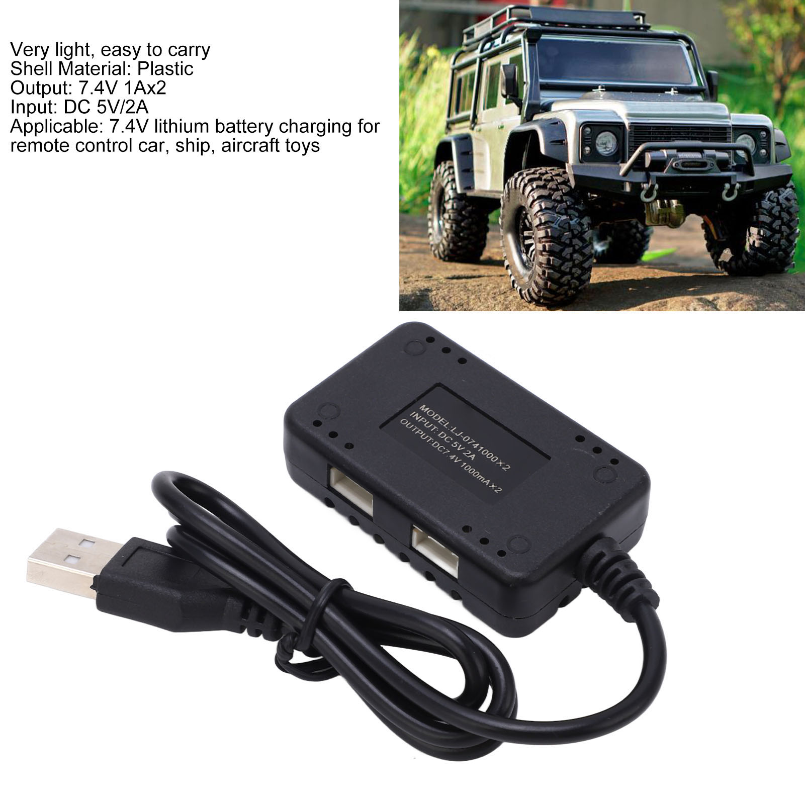 Nowy akumulator LiPo 2 w 1 7,4 – Holy Stone Drone Hs720 recenzja i cena