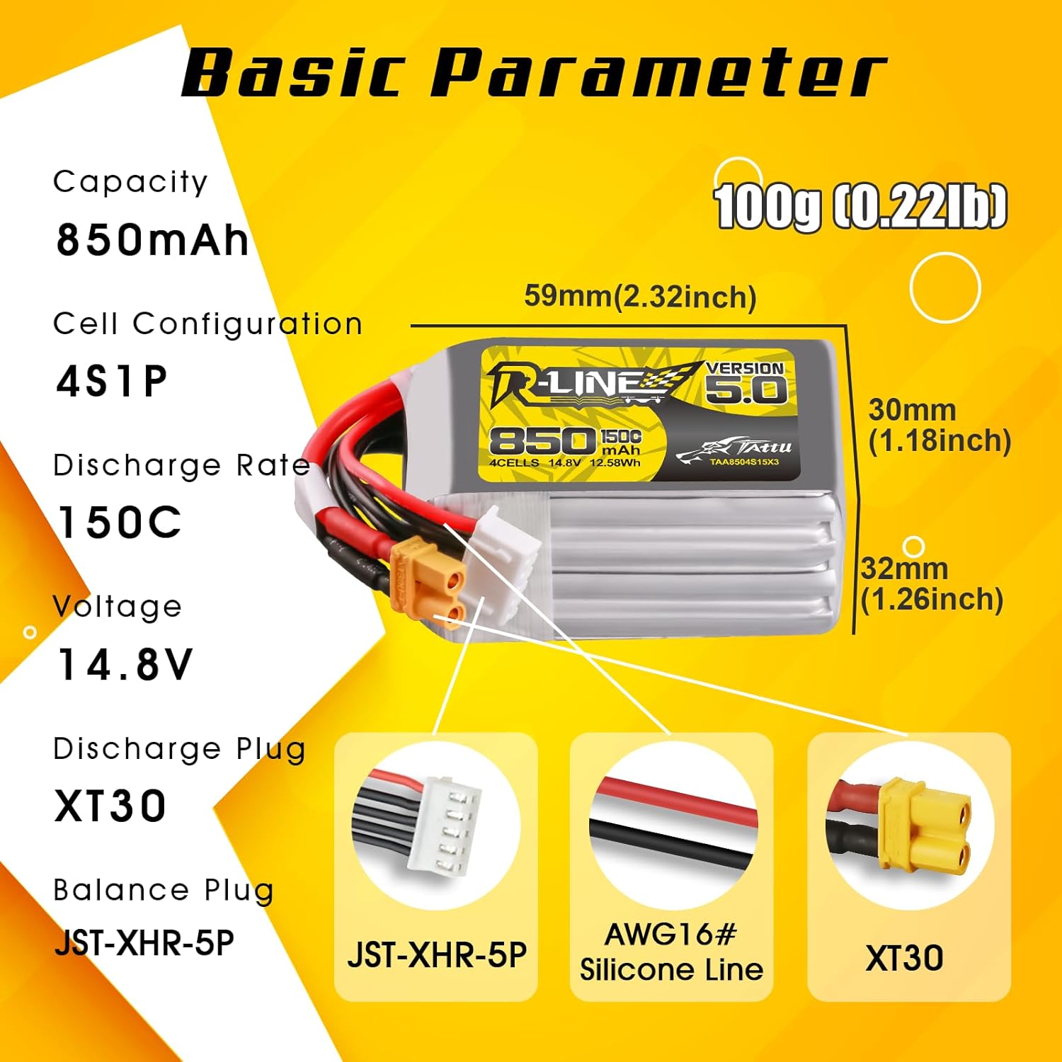 Tattu R-Line 5.0 850mAh 4S 150 – Drone Battery 4S recenzja i cena