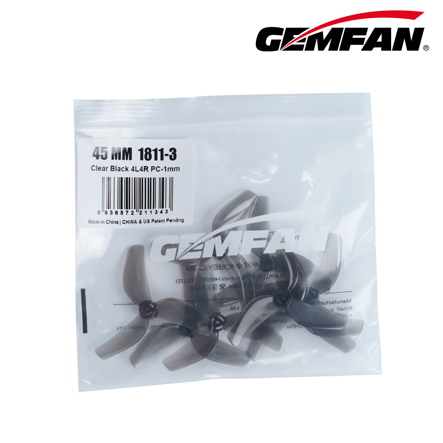 4 sztuki śmigieł Gemfan 1811 4 – Drone Battery Bag recenzja i cena